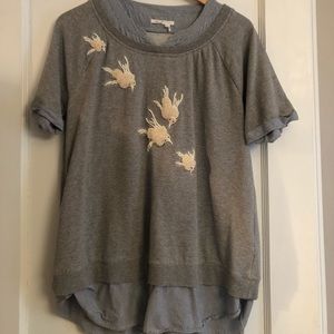 Anthropology embroidered blouse!